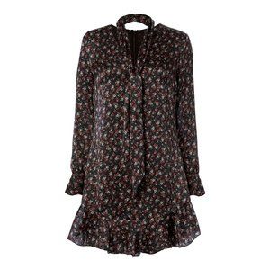 INTERMIX 100% Silk Floral Shift Dress